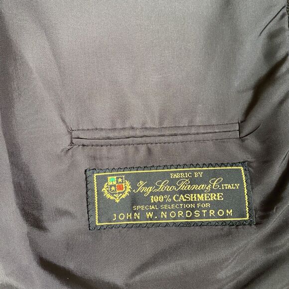 Nordstrom  Loro Piana Fabric Blazer Men’s 46T Brown WoolSport Coat Jacket - Picture 10 of 13